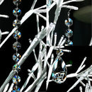 1ft 6pcs Teardrop Crystals Garland, Chandelier Hanging Crystals Beads Chain for Home Wedding Decoration Clear GOLDENHAITAI by GreenHaven Gardens