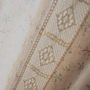 Sutuo Home Boho Curtain Semi-Blackout Crochet Hollow Lace Patchwork with Floral Print Cotton Linen Fabric, Handmade Tassels Rod Pocket Bohemian Window Drapes for Living Bedroom, 59"W x 84"L, 1 Panel by CozyNest Decor