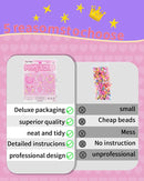 BestNow Bracelet Making Kit Beads for Bracelets Pony Beads Polymer Clay Beads Smile Face Beads Letter Beads for Jewelry Making DIY Arts and Crafts Gifts Toys for Girls Age 6-12 by TinyTreasures Baby Boutique