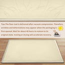 SUNYRISY Baby Play Mat for Floor 70 x 80in, 1.4in Thick Memory Foam Padded Play Mats Baby Rug, Soft Velvet Infants Toddler Kids Crawling Mat for Nursery, Non-Slip Bottom, Beige by TinyTreasures Baby Boutique