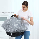 Carseat Canopy Breastfeeding Cover - Multi Use Infant Stroller Cover, Car Seat Covers for Babies, Baby Shower Gifts for Boys and Girls (Creativity) by TinyTreasures Baby Boutique