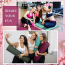 Timgle 6 Pack Yoga Mats Bulk Non Slip Exercise Yoga Mat Thick Anti Slip Tear Resistant Sports Gym for Fitness Stretching Home Workout and Studio by TinyTreasures Baby Boutique