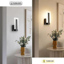 Joosenhouse Modern LED Wall Sconce Dimmable Wall Mounted Lamp Set of 2, Black 3000K Warm White Wall Lamp, Hardwired Bathroom Vanity Light, Indoor Wall Lights for Hallway, Bedroom, Study, Living Room. by CozyNest Decor