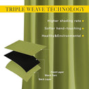 NICETOWN Room Darkening Curtains Panels for Window - Triple Weave Energy Saving Thermal Insulated Solid Grommet Room Darkening Drapes for Kitchen (1 Pair, 66 inches by 54 Inch, Fresh Green) by TinyTreasures Baby Boutique