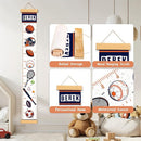 Personalized Name Growth Chart for Kids, Ball Measuring Height Chart, Meaningful Memories Through Kid Size Chart Measurement, Growth Chart Ruler for Wall, Toddler Room Decor by TinyTreasures Baby Boutique
