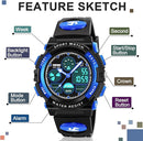 ATIMO LED Multi Function Waterproof Watch for Kids - Kids Gifts by TinyTreasures Baby Boutique