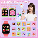 Vakzovy Kids Smart Watch Christmas Birthday Gifts for Girls Boys Age 6-12 with 26 Games Video Camera Music Pedomete Educational Toys Birthday Gifts for Girls Ages 5 6 7 8 9 by TinyTreasures Baby Boutique