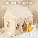 Playhouse Play Tent for Kids-Portable with Padded Mat, Star Lights, Carry Bag, Play Tent Indoor & Outdoor, Washable Kids Play House for Toddler by TinyTreasures Baby Boutique
