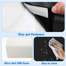 4-Piece Soft PU Leather Toddlers Climbing Toys, Baby Foam Climbing Blocks for Toddlers 3, Indoor Climb and Crawl Activity Play Set, Foam Play Gym Climbing Structures (Black and White) by TinyTreasures Baby Boutique