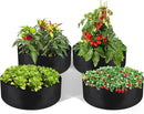 LBTING 4Pcs 30 Gallon Plant Grow Bags, Fabric Raised Planting Bed Heavy Duty Non-Woven Fabric Planter Pots for Garden Vegetables Flowers by GreenHaven Gardens