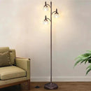 Brown Tree Floor Lamps for Living Room 66.5'' Standing Lamp with 3 Rotatable Lights Glass Shade Modern Lamp for Living Room Bedroom Office(3LED Bulbs Included) by CozyNest Decor