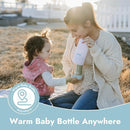 Papablic Portable Travel Baby Bottle Warmer On The Go, Fits Most Car Cup Holders, 12 oz by TinyTreasures Baby Boutique