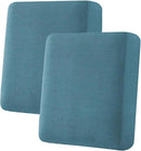 H.VERSAILTEX Super Stretch Individual Seat Cushion Covers Sofa Covers Couch Cushion Covers Slipcover Sets Thick Jacquard Textured Twill Fabric (2 Piece Medium Sofa Cushion Covers, Storm Blue) by CozyNest Decor
