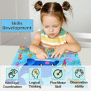 Jumbo Floor Puzzle for Kids, Large Jigsaw Puzzles 35 Piece for Kids Ages 3-5,Preschool Learning & Education Toys, Gifts for 4-8 Year Old Boys and Girls (Marine Animals) by TinyTreasures Baby Boutique