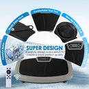 Vibration Plate Exercise Machine - Whole Body Workout Vibration Platform Lymphatic Drainage Machine for Weight Loss Home Fitness with Resistance Bands Remote by CozyNest Decor