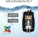 Pond Air Pump Pond Aerators for Outdoor Ponds up to 2000 Gallons, Flow Adjustable Pond Aerator Pump All-in-One Pond Aeration Kit with Airline Tubing Air Stones Check Valves by GreenHaven Gardens