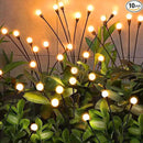 Solar Garden Lights Outdoor, 10 Pack 60LED Waterproof Solar Powered Lights for Yard Pathway Patio, Swaying Lawn Decor as Gardening Gifts for Women Holiday by GreenHaven Gardens