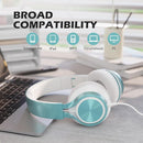 AILIHEN C8 Headphones Wired, On-Ear Headphones with Microphone and Volume Control, Corded 3.5mm Headset for Boys Girl School Smartphones Chromebook Laptop Computer Tablets Airplane Travel (Lime Green) by TinyTreasures Baby Boutique