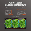 VEVOR 2 Pack Seedling Heat Mat 10"x 20.75", MET-Certified Warm Hydroponic Plant Heating Pad for Seed Starting, Waterproof Heating Mats for Germination, Indoor Gardening Tested toStandards