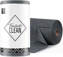 Fantasticlean Microfiber Cleaning Cloth Roll -75 Pack, Tear Away Microfiber Towels, 12" x 12", Reusable, Washable, Scratch Free, Ultra Absorbent Dish Rags for Car, Home, Garage or Shop (DimGray) by CozyNest Decor