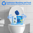 Toilet Bowl Cleaner Tablets 40 PACK, Blue Automatic Toilet Cleaner with Bleach, Using Sustained-Release Technology for Deodorizing & Descaling,Household Toilet Tank Cleaners for Against Tough Stains by CozyNest Decor
