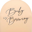 Baby is Brewing Wall Decal - Baby Shower/Gender Reveal/Birthday Party Decoration Supplies Wall Stickers,Beer Brewing Theme Stickers, Brewing Sign Balloon Arch Backdrop and Party Backdrop Decals by TinyTreasures Baby Boutique