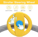 Accmor Stroller Steering Wheel Toy, Pretend Driving Simulated Steering Wheel for Baby Stroller Shopping Carts, Universal Detachable Funny Stroller Shopping Carts Toy Attachment Accessories by TinyTreasures Baby Boutique