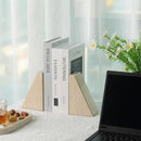 Marble Bookends for Heavy Books, Decorative Book Ends for Shelves, Durable and Heavy-Duty Stone Bookends for Hardback Book & CDS, Unique Book Stopper & Holder, New Jura Beige-Vein, Set of 2 by CozyNest Decor