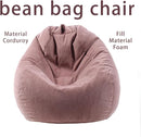 Bean Bag Chairs for Kids Chair Round Sofa Memory Foam Filling Reading Gaming Sofa for Living Room Bedroom by TinyTreasures Baby Boutique