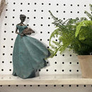 Guichifun Fairy Statue Collection Home Decoration - Leaf Angel Girls Resin Modern Table Decor for Living Room Office Sculpture Decor for Women Indoor Rustic Figurines Gift 5 x 3 x 7.5 Inch by GreenHaven Gardens