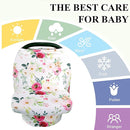 Stretchy Baby Car Seat Cover for Baby Boys and Girls, Multiuse - Nursing Breastfeeding Covers, Shopping Cart/High Chair/Stroller Covers, Infinity Scarf, Car Seat Canopies by TinyTreasures Baby Boutique