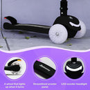 3-Wheel Light-Up Kids Scooter, 20 Different Light Patterns,Three Adjustable Heights,Lean to Steer, Balance Scooter for Ages 3-8 by TinyTreasures Baby Boutique