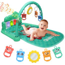 Baby Gyms Play Mat, Infant Toy Play Mat Activity Center, Baby Play Piano Mats with Music and Lights, Activity Padded for Babies Newborns and Toddlers Boys and Girls 0-12 Months, Green by TinyTreasures Baby Boutique