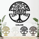 Metal Signs Customized, Tree of Life Metal Signs, Personalized Family Name Sign, Outdoor Metal Wall Art, Metal Tree Wall Decor, Porch Signs Outdoor, Housewarming Gift, Rustic Home Decor by CozyNest Decor