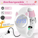 Kids Watches for Girls Boys Digital Sport Watch with Step Counter Pedometer Vibration Alarm Clock, No App Waterproof Fitness Tracker Kids Watch Boys Girls Teens Students Ages 5-16 by TinyTreasures Baby Boutique