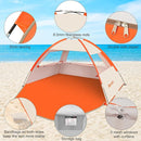 Gorich Beach Tent Sun Shelter for 3/4-5/6-7/8-10 Person with UPF 50＋ UV Protection, Lightweight & Easy Setup Beach Shade Canopy, Portable Beach Shade Tent Beach Cabana by TinyTreasures Baby Boutique