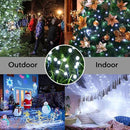Toodour Solar Christmas Lights, 2 Packs Total 144ft 400 LED 8 Modes Solar String Lights, Waterproof Solar Outdoor Christmas Lights for Garden, Patio, Fence, Balcony, Christmas Tree Decor - White by GreenHaven Gardens