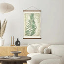American Art Decor Leaf Wall Scroll Tapestry with Rope by CozyNest Decor