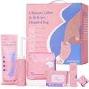 Postpartum Essentials Kit, Labor Delivery Mom Recovery Essentials w/Peri Bottle, Herbal Cooling Spray, Absorbent Disposable Underwear, Instant Cold&Absorbent Pad, Herbal Cooling Liners,Nipple Cream by TinyTreasures Baby Boutique