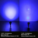 T-SUN Blue Solar Spotlights, Outdoor Waterproof Auto ON/Off Adjustable Garden Pond Lights for Tree, Patio, Yard, Driveway, Stairs, Pool Area by GreenHaven Gardens
