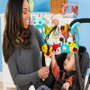 Stroller Toys, Car Seat Toys for Babies Infants 0-6 Months, Activity Spiral Plush Hanging Toy Gift for Baby Boys and Girls 0 3 6 12 Months Newborn Sensory Toy with Rattles Squeaker Music -Blue by TinyTreasures Baby Boutique