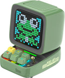 Divoom Ditoo Programmable Pixel Art LED-Bluetooth-Speaker Showing-Clock Emoji DIY Design for Home Wedding Party Decoration with Wireless App Control (Green) by TinyTreasures Baby Boutique