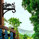 peacoblue Iron Plant Hangers Hooks for Outdoor Indoor Hanging Plants Flower Fern Pots Lantern Bird Feeder Wind Chimes, 12”x14” Weather Resistant Metal Wall Holder for Porch Garden Farmhouse(Hedgehog) by GreenHaven Gardens