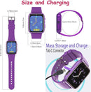 Goodatech 1.69'' Kids Smart Watch for Kids Boys Girls, HD Camera,26 Puzzle Games,Video Music Player,Pedometer,Flashlight,Alarm Clock, Christmas Birthday Gifts for 4-12 Years Children (Purple) by TinyTreasures Baby Boutique
