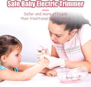Baby Nail Trimmer Electric-12 in 1 Baby Nail Clippers Safe Baby Nail File Kit with a Nail Clipper, Scissor, Tweezers, and Nail Files by TinyTreasures Baby Boutique
