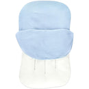 Hooyax Muslin Baby Lounger Cover Soft Organic Cotton Slipcover Fits Newborn Lounger for Baby Boys and Girls (Ice-Snow Blue) by TinyTreasures Baby Boutique