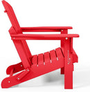 Westin Outdoors Laguna WO Home Furniture Adirondack Chair 2 PCS Set Outdoor Folding Patio Chair for Bon Fire Pit Garden Lawn Backyard Lounging Relaxing (Red) by GreenHaven Gardens