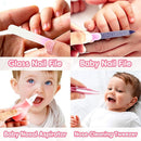 Baby Grooming Kit, Infant Safety Care Set with Hair Brush Comb Nail Clipper Nasal Aspirator,Baby Essentials Kit for Newborn Girls Boys (Pink) by TinyTreasures Baby Boutique