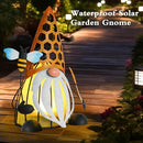 MUMTOP Solar Lights Outdoor Decorative Funny Gnome Waterproof Solar Powered LED Lights Metal Yard Art Decorations for Patio Garden Outside Lawn Backyard Balcony Decor by GreenHaven Gardens