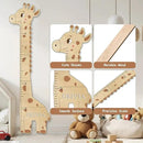 Personalized Name Kids Growth Chart for Wall, Cute Giraffe Wooden Growth Chart Kids Height Chart, Wall Measurement for Kids, Height Chart for Wall, Growth Ruler for Children by CozyNest Decor